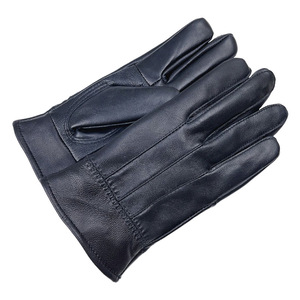Gants de vélo en cuir véritable, chauds, longueur poignet, thermiques, non doublés, décontractés, pour le sport, l'été et l'hiver, usage quotidien - Product Image 1