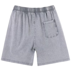 Mens Summer Streetwear <b>Set</b> Manufacturer Cotton Cargo Shorts T Shirt OEM ODM Bulk Supply ACID WASH - Product Image 5