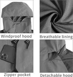 <b>Men</b>’s Elite Two-Tone Performance <b>Shell</b> – Windproof Training <b>Jacket</b> with Ergonomic Paneled Design Softshell <b>Jacket</b> - Product Image 6