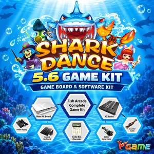 Kit de Juego Arcade de Peces Multijugador VGAME Shark Dance 5.6 con Tablero de Juego y Software para Máquinas Recreativas - Product Image 4