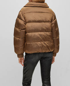 Prix d'usine OEM – Manteau matelassé chauffant personnalisé pour femme, écologique, avec doublure en nylon, imperméable et respirant, style décontracté - Product Image 5