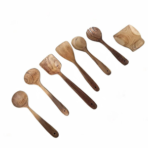 Oferta Especial: Utensilios de Cocina Personalizados de Madera de Teca de Indonesia 100% (Sungkai, Caoba, Suar, Sonokeling, Ébano, Amara) en Tamaños Pequeños y Medianos - Product Image 1