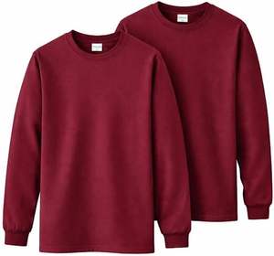 เสื้อยืดแขนยาวโอเวอร์ไซส์แบบยูนิเซ็กซ์ ผ้าฝ้ายรักษ์โลก พิมพ์ลายและแบบเรียบ  แบรนด์ส่วนตัว ผลิตในปากีสถาน - Product Image 3