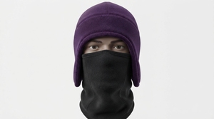 Gorro de lana cálido para invierno con orejeras y cubierta facial, suave y cómodo, para clima frío al aire libre - Product Image 2