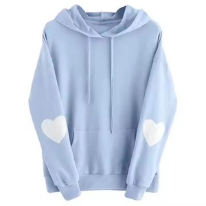 เสื้อฮู้ดสีเขียวมะกอก แขนยาว ปักลายหัวใจ ใส่ได้ทั้งชายและหญิง สวมใส่สบาย ผลิตจากผ้าโพลีเอสเตอร์/คอตตอนผสม ระบายอากาศได้ดี เป็นมิตรกับสิ่งแวดล้อม เหมาะสำหรับฤดูหนาว - Product Image 1
