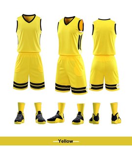 Ensemble de maillot de basket sans manches personnalisable avec short à taille élastique pour adultes unisexe, séchage rapide, évacuation de l'humidité, polyester - Product Image 2