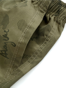 Shorts Bermuda pour Hommes, Solides, Écologiques, Séchage Rapide, Taille Élastique, Respirants, Décontractés, Sportifs, Impression par Sublimation, Tissu 100% Coton - Product Image 4