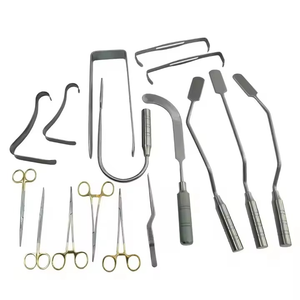 Ensemble de 16 instruments manuels en acier inoxydable pour l'augmentation mammaire, la remodelation mammaire et la mammoplastie en chirurgie plastique, certifié CE - Product Image 3
