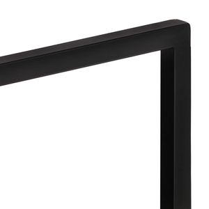 ชุดชั้นวางของติดผนังและชั้นโชว์ขนาดกลาง ทำจากไม้กระถินณรงค์สีน้ำตาลและสีดำ พร้อมโครงเหล็ก จำนวน 2 ชิ้น - Product Image 4