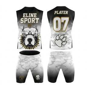High Quality <b>Compression</b> Football Uniform 7v7 Plus Size 100% Polyester Sublimated Printed Quick Dry Breathable 2026 New - Product Image 2