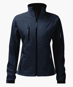 Chaqueta Softshell Personalizada con Logotipo para Mujer, Poliéster/Algodón, Invierno, Resistente al Viento, Impermeable, Transpirable, Cuello Alto, Cierre de Cremallera, Ropa de Trabajo para Exteriores - Product Image 6