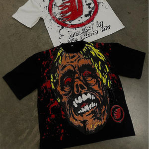 Nouvel Arrivage T-shirt Homme 100% Coton Coupe Boxy Ample Imprimé Anti-rétrécissement Lisse Haute Qualité - Product Image 3