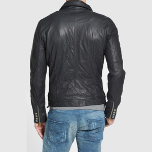 Classic College Style Vintage Varsity Leather <b>Jacket</b> Stand Collar Hooded Breathable for Brown Dark Brown for Men - Product Image 2