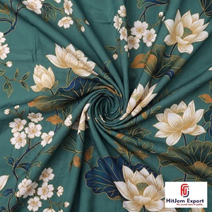 Elegant Digital Printed Cotton Lawn Fabric OEM ODM Textile Manufacturer Custom Made Fabric Supplier for Fashion Apparel Home - Product Image 4