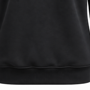 Black Women Mock Neck Sweatshirt Long Sleeve Pullover Casual Loose Fit Fleece High Collar Winter Streetwear Fashion <b>Jumper</b> Top - Product Image 5