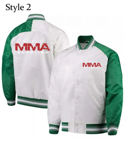 Blouson bomber décontracté pour homme en polyester fin rouge, coupe-vent et respirant, avec col montant et fermeture éclair - Product Image 1