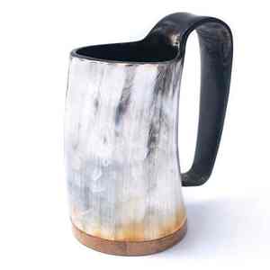 Taza de Cuerno Vikinga para Beber, de la Mejor Calidad, Hecha de Cuerno de Buey (100% Natural) - Product Image 2