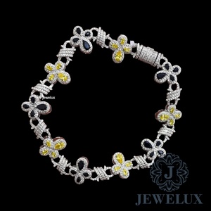 High Quality Moissanite Diamond Tennis Bracelet Iced Out Hip Hop Jewelry for <b>Men</b> and Women Custom Gold Silver Plated Chain - Product Image 3