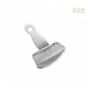 Kit Profesional de Bandejas de Impresión Ortodónticas de Acero Inoxidable Reutilizables, Instrumentos Dentales Perforados para Impresiones Precisas - Product Image 2