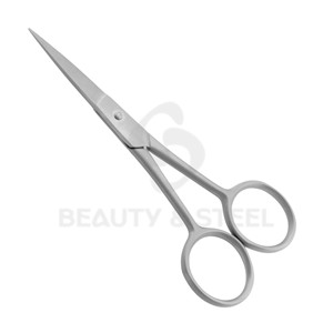 Professional Straight Cuticle Scissors with Needle-Sharp Tips and <b>Sandblasted</b> Matte Finish for Precision Care - Product Image 6