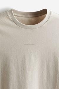 T-shirt élégant de haute qualité à col rond pour hommes T-shirts d'été cool de grande qualité à épaules tombantes OEM - Product Image 4