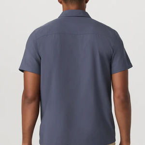 Men T Shirt With Turn <b>Down</b> Collar And Solid Color Button Closure Stylish Design For Bulk Buyers OEM Service Design / Custom Logo - Product Image 6