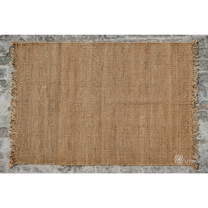 Tapis d'intérieur en jute naturelle tissé à la main, prêt à expédier |   Tapis de sol en jute durable |   Vente en gros OEM directe d'usine - Product Image 4