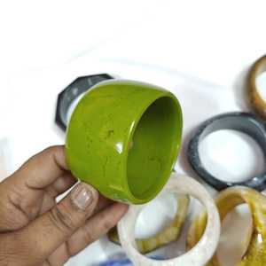Blue Resin <b>Bangle</b> Bracelet Unisex Classic Style Acrylic Lucite Jewelry Fashion <b>Bangles</b> - Product Image 6