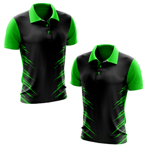 Chemise d'été décontractée en maille unie respirante à manches courtes pour le golf et le bureau, idéale pour les tenues de week-end - Product Image 3