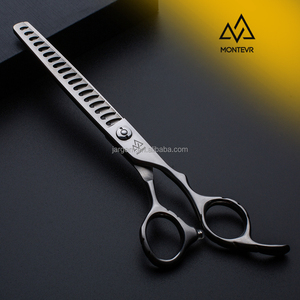 Tijeras gruesas para mascotas con <span class=keywords><strong>la</strong></span> tasa de repedido más alta, corte impresionante de 7/7, 5 pulgadas para tijeras de aseo canino - Product Image 1