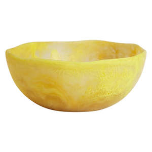 Bol à salade classique en résine écologique polie pour cuisine et table, vaisselle de service, décoration maison et jardin - Product Image 1