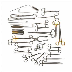 Juego de 45 Instrumentos Quirúrgicos Pediátricos Básicos, Kit de Instrumentos Quirúrgicos Pediátricos Generales Manuales, Herramientas de Cirugía Ortopédica Infantil - Product Image 1