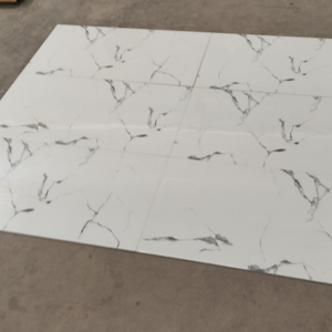กระเบื้องปูพื้นผนังพอร์ซเลนเคลือบเงา ขนาด 60x120 ซม. 600 x 1200 มม. กระเบื้องพอร์ซเลนขัดเงา กระเบื้องเคลือบเงาสีขาว - Product Image 2