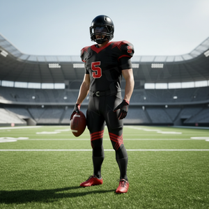 Fabricant de vêtements de sport sur mesure OEM ODM, uniformes de football américain professionnels rembourrés et légers pour adultes, kits complets personnalisés - Product Image 3