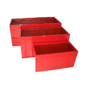 Macetas de Jardín Rectangulares Ligeras y Duraderas de Fibra de Vidrio para Interiores/Exteriores, las Más Vendidas - Product Image 1