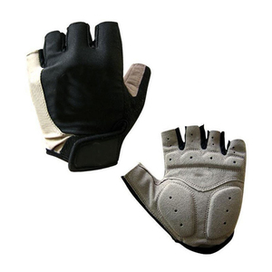 Gants de cyclisme demi-doigts en PU, respirants, en maille, unisexes, pour l'été - Product Image 3
