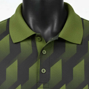 Camisas de Punto Casuales de Lujo para Hombre, Bordadas, de Manga Corta, Transpirables, Ligeras, con Patrón Sólido, Tallas Grandes - Product Image 4