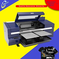 3 têtes d'impression A1 encre blanche machine d'impression à injection directe pour dtg personnalisé t shirt coton impression