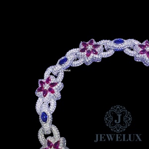 Pulsera de Tenis de Moissanita de Lujo de la Mejor Calidad, Plata de Ley 925, Joyería Fina para Regalo de Boda o Fiesta, para Compras al por Mayor - Product Image 2