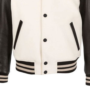 New <b>Men's</b> Basic Leather Letter <b>Man</b> <b>Baseball</b> Varsity <b>Jacket</b> Bomber Outwear <b>Baseball</b> Letterman Varsity <b>Jacket</b> - Product Image 4
