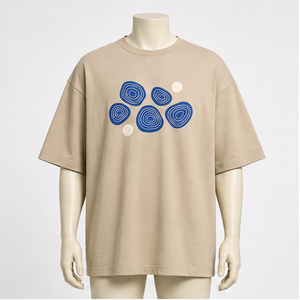 T-shirt en jersey à imprimé graphique personnalisé surdimensionné pour homme, coton de haute qualité, manches courtes, design 03 TSA-SPT-0003 - Product Image 2