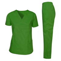 Ensemble d'uniformes médicaux en jean légers et confortables, avec coutures sans couture détectables par les détecteurs de métal, pour médecins et personnel hospitalier