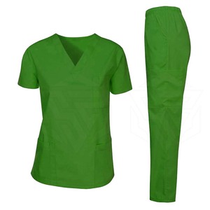 Conjunto de Uniforme Médico de Mezclilla Ligero y Cómodo con Tecnología Antiestática y Costuras Sin Costuras para Doctores y Hospitales - Product Image 3