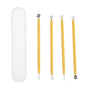 4-Piece New <b>Blackhead</b> <b>Extractor</b> Set Stainless Steel Vacuum Remover Plastic Handle Pointed Tip Acne Comedone Beauty Personal Care - Product Image 4