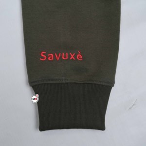 Sudadera Verde Oliva al por Mayor con Cuello Redondo, Corte Regular, Logotipo de Signo de Interrogación Bordado, Ropa Casual de Otoño para Hombre - Product Image 6