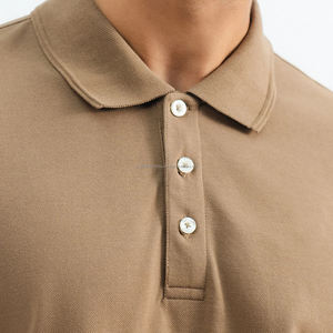 Camisetas Polo de Manga Corta para Hombre, Mezcla de Algodón Piqué de Alta Calidad con Spandex, Estilo Casual - Product Image 5