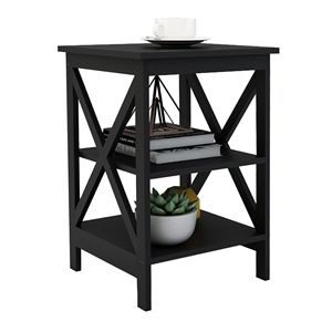 Oxford <b>Small</b> <b>Side</b> <b>Table</b> with Black MDF Material Legs for Living Room Furniture - Product Image 5