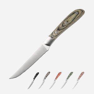 Cuchillo de Camping de Acero Inoxidable con Hoja Recta y Mango de Madera, Grado Industrial, Ecológico, Hecho en Pakistán, con Funda de Cuero, OEM, 1 Año de Garantía - Product Image 3