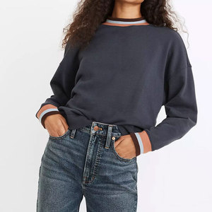 Sweat-shirts décontractés d'hiver pour femmes en coton doux à col rond, vente en gros, couleurs et tailles personnalisées disponibles - Product Image 1