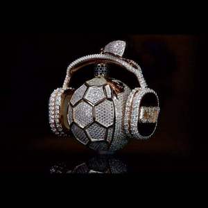 Rhinestone Inlay PU Evening <b>Clutch</b> Bag Glitter Hand Purse Party Use for Women - Product Image 3
